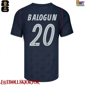 Förenta stater Folarin Balogun #20 Bortatröja VM 2026 Kortärmad